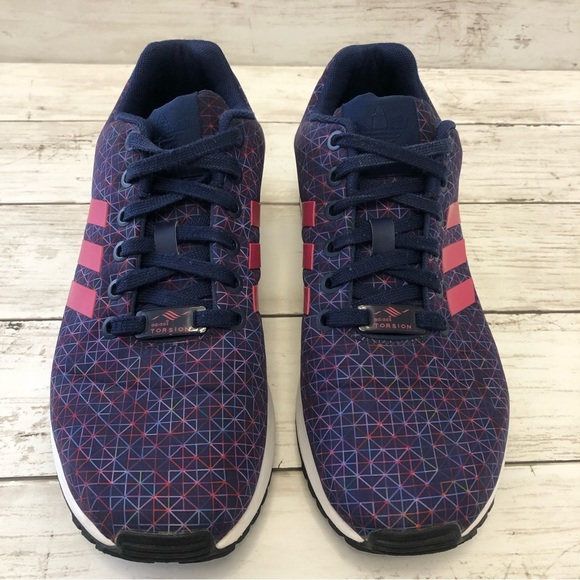 Adidas ZX Flux Torsion Women’s Purple Sneakers Size 7 1/2 - Picture 6 of 12
